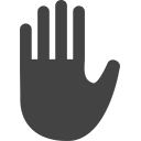 hand-glyph-icon